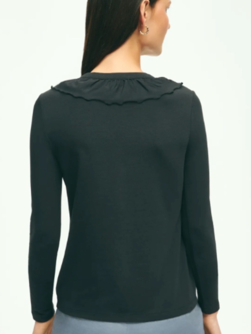 Long Sleeve Ruffled Top - Picture 3 of 8